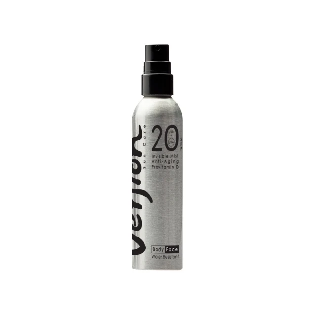 Version Invisible Mist Anti-aging SPF20 Αντηλιακό Αντιρυτιδικό Αόρατο Σπρέυ Σώματος & Προσώπου, 200ml