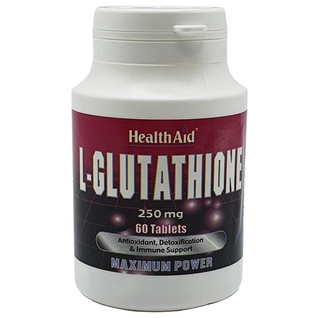 Health Aid L-Glutathione 250mg, 60tabs