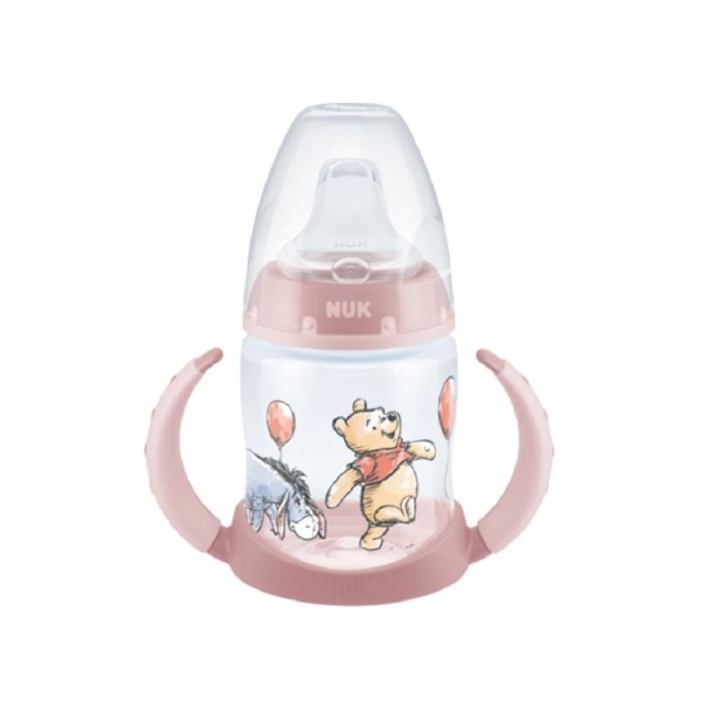 Nuk First Choice Disney Winnie the Pooh Εκπαιδευτικό Μπιμπερό με Ρύγχος 6-18m Pink 150ml (10.743.828)