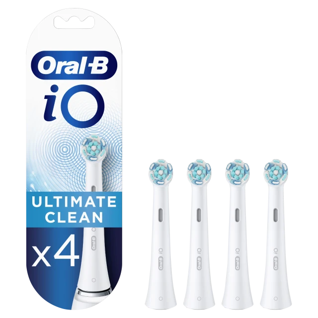 Oral-B iO Ultimate Clean Ανταλλακτικές Κεφαλές Ηλεκτρικής Οδοντόβουρτσας, 4 τμχ