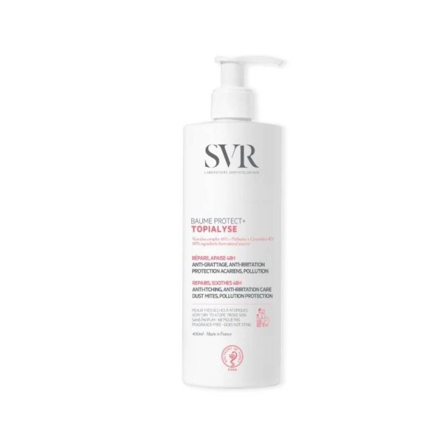SVR Laboratoire Topialyse Baume Protect+ Θρεπτική Κρέμα Σώματος & Προσώπου για Πολύ Ξηρό Δέρμα 400ml