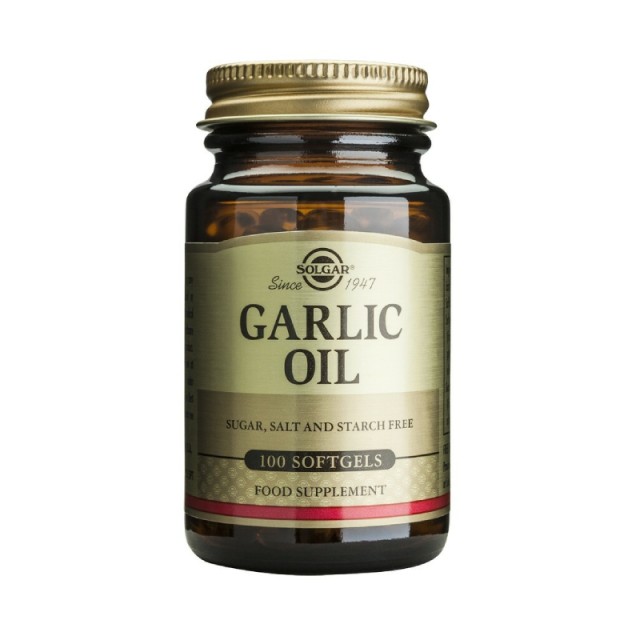 SOLGAR GARLIC OIL softgels 100s