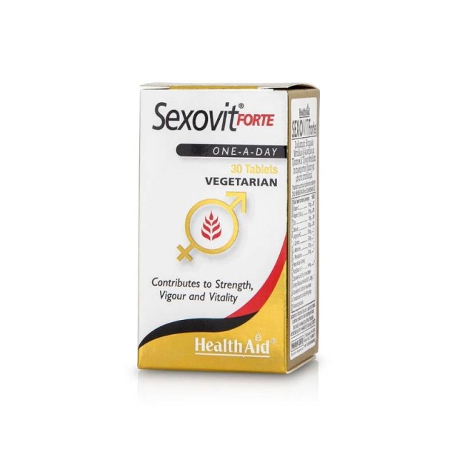 Health Aid Sexovit Forte για Τόνωση Ανδρικής & Γυναικείας Σεξουαλικότητας 30 Ταμπλέτες