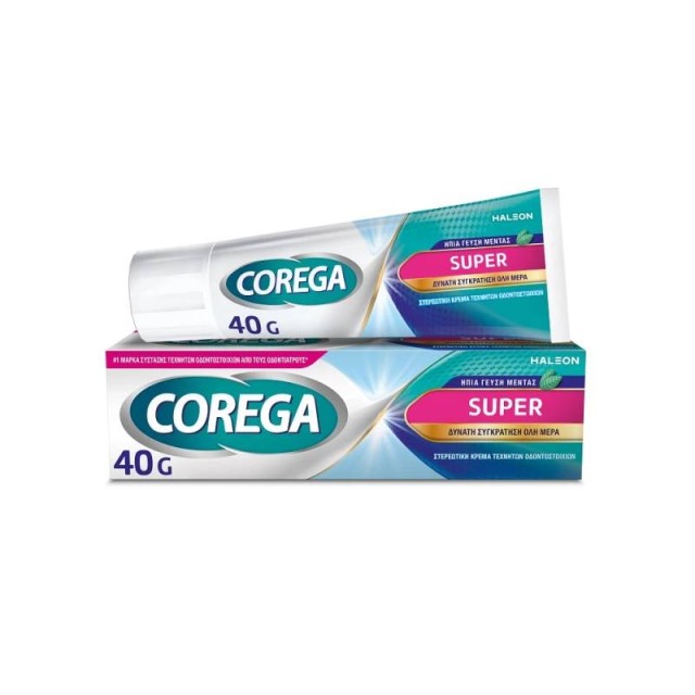 Corega Super Στερεωτική Κρέμα για Τεχνητή Οδοντοστοιχία 40gr