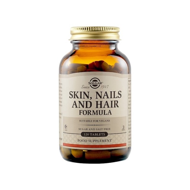 SOLGAR SKIN NAILS AND HAIR FORMULA tabs 120s