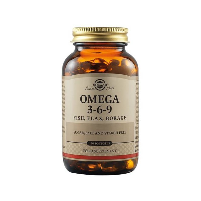 Solgar Omega 3-6-9, 120softgels
