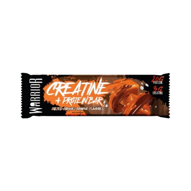 Warrior Creatine Salted Caramel Brownie Protein Bar 75g