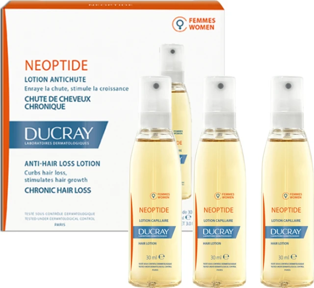Ducray Neoptide Λοσιόν κατά της Τριχόπτωσης στην γυναίκα 3x30ml
