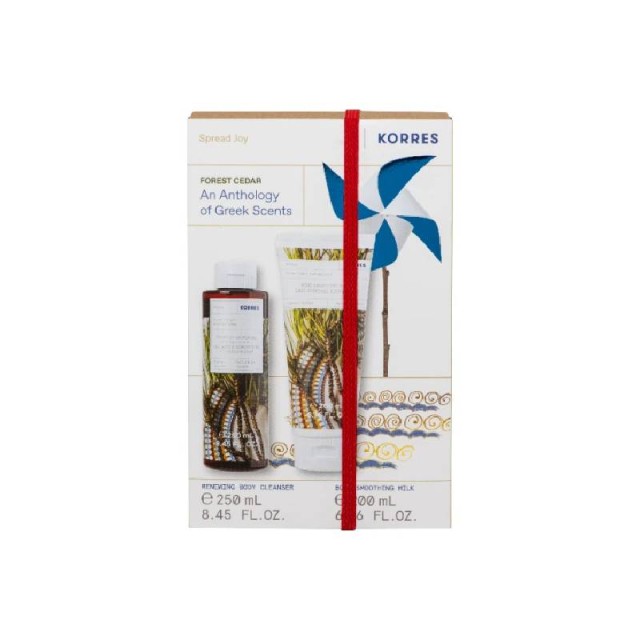 Korres Promo Pack Κέδρος Αφρόλουτρο 250ml & Ενυδατικό Γαλάκτωμα Σώματος 200ml