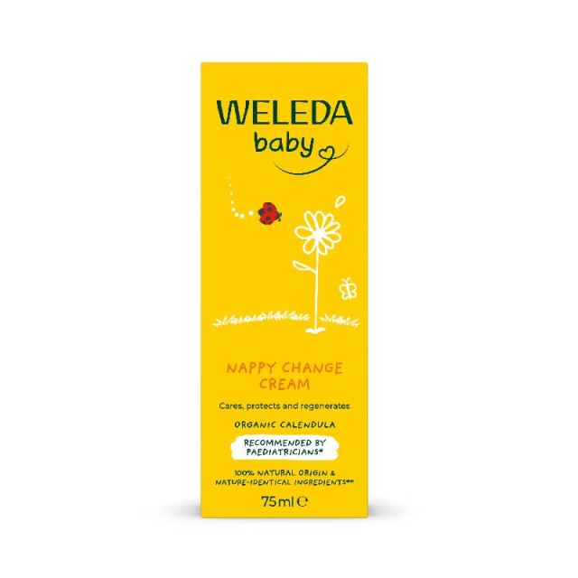 Weleda Baby Calendula Nappy Change Κρέμα με Καλέντουλα για Αλλαγή Πάνας 75ml