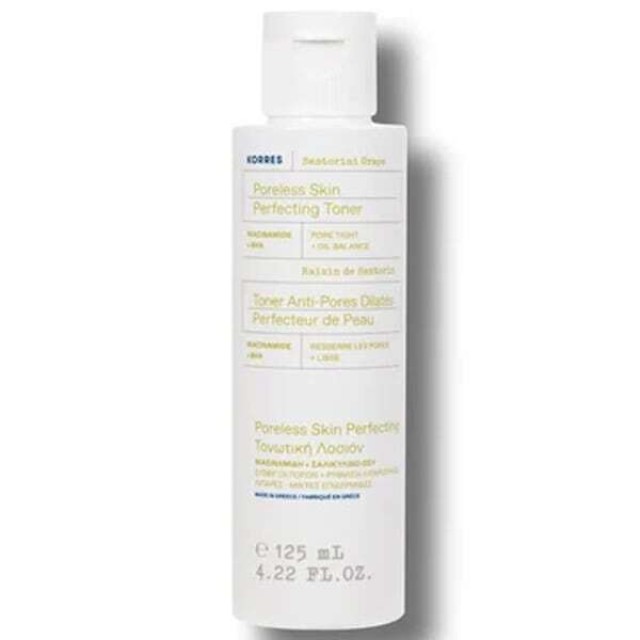 Korres Santorini Grape Poreless Skin Perfecting Τονωτική Λοσιόν 125ml
