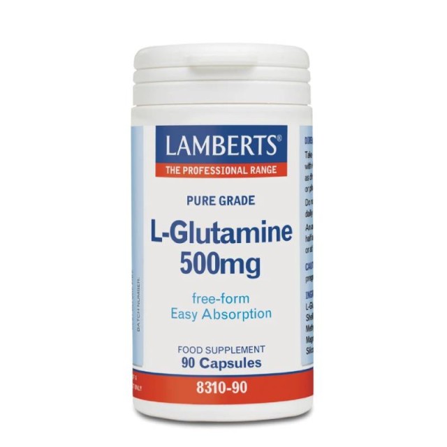 Lamberts L-Glutamine 500mg 90 Κάψουλες
