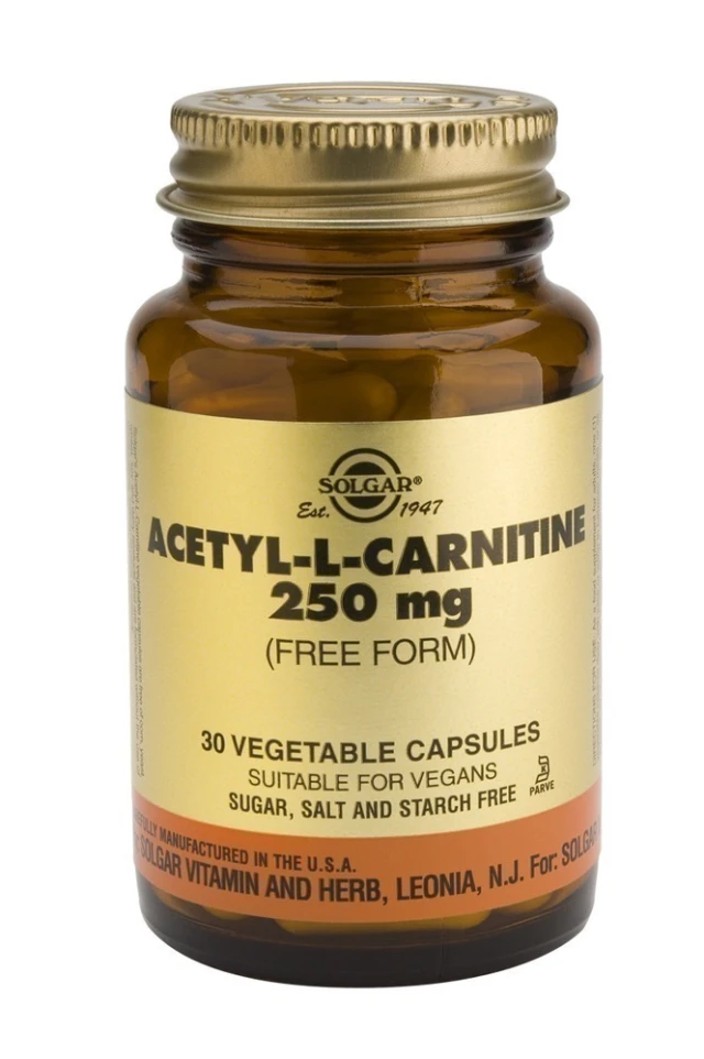 solgar l-carnitine 250 mg SOLGAR ACETYL-L-CARNITINE 250mg veg.30s