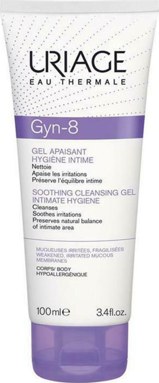 Uriage Gyn-8 Soothing Cleansing Gel Intimate Hygiene 100ml