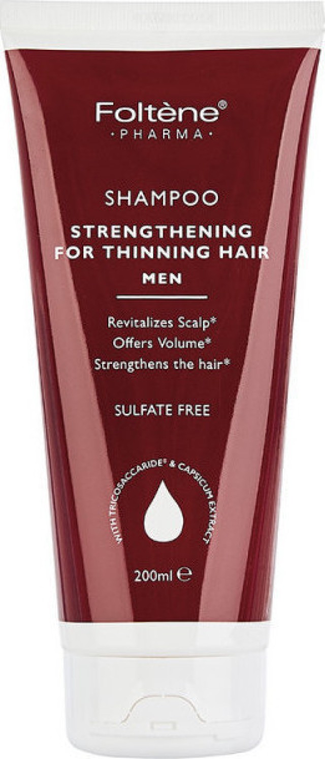 Foltene Shampoo Thinning Hair Men Δυναμωτικό Σαμπουάν Κατά της Ανδρικής Tριχόπτωσης 200ml