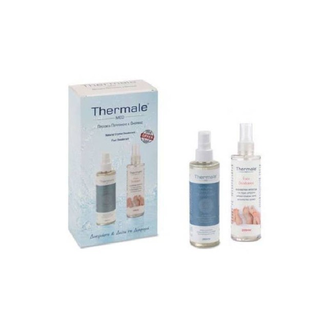 Thermale Med Promo Natural Crystal Deodorant 200ml & Foot Deodorant 200ml