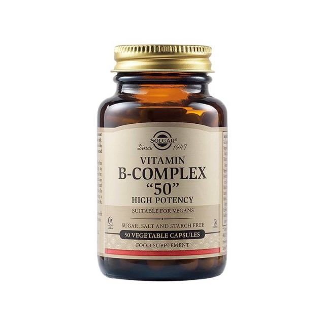 Solgar B-Complex 50 50 φυτικές κάψουλες