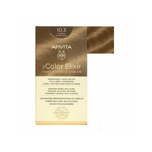 Apivita My Color Elixir Βαφή Μαλλιών 10.3 Κατάξανθο Χρυσό 1 τεμάχιο