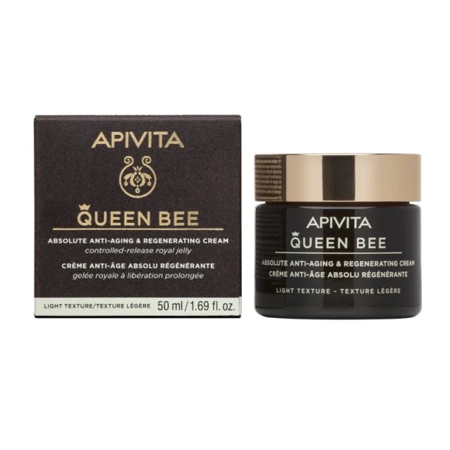 Apivita Queen Bee Κρέμα Απόλυτης Αντιγήρανσης & Αναγέννησης Ελαφριάς Υφής 50ml