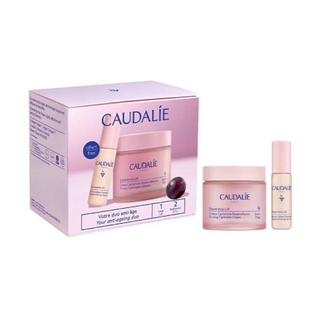 Caudalie Promo Resveratrol-Lift Firming Cashmere Συσφιγκτική & Αντιρυτιδική Κρέμα Ημέρας 50ml & Δώρο Instant Firming Αντιρυτιδικός & Συσφιγκτικός Ορός Προσώπου 10ml
