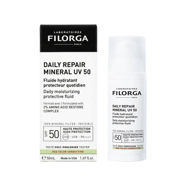 Filorga Daily Repair Mineral UV 50 Protective Fluid Αντηλιακή Κρέμα Λεπτόρευστης Υφής SPF50, 50ml
