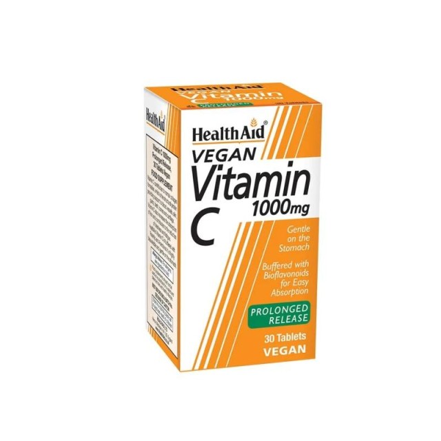 Health Aid Vitamin C 1000mg Prolonged Release Βιταμίνη C Βραδείας Αποδέσμευσης 30 Ταμπλέτες