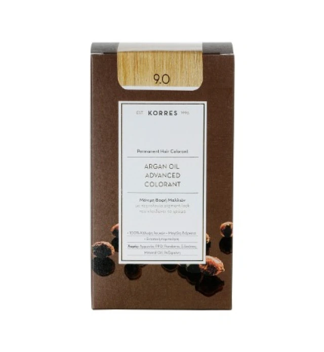 KORRES ARGAN OIL ADVANCED COLORANT 9.0 ΞΑΝΘΟ ΠΟΛΥ ΑΝΟΙΚΤΟ