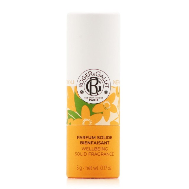Roger & Gallet Wellbeing Solid Fragrance Αναζωογονητικό Στερεό Άρωμα Neroli 5g