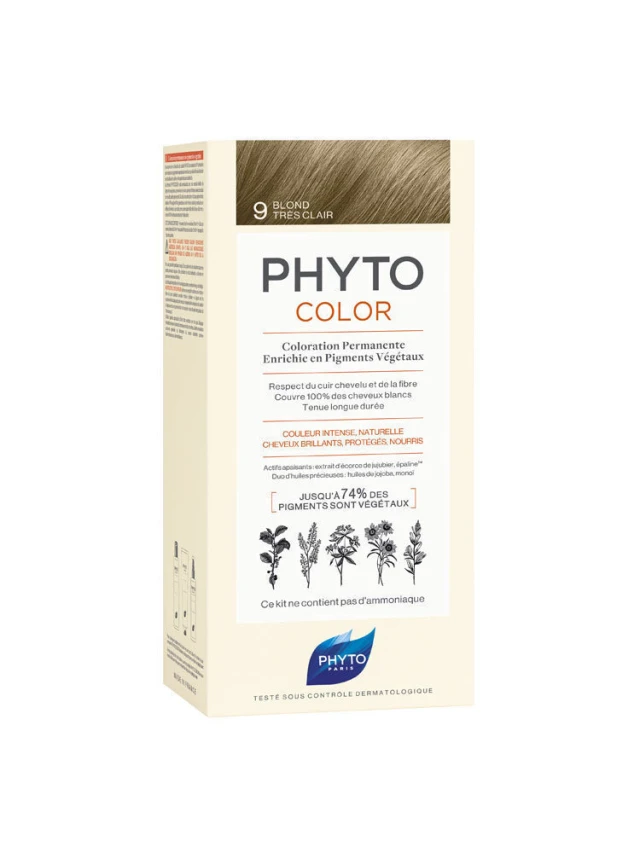 Phyto Phytocolor 9.0 Ξανθό Πολύ Ανοιχτό