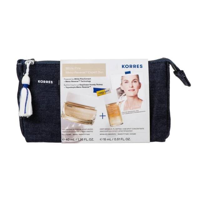 Korres Λευκή Πεύκη Aναπλήρωση Όγκου Kρέμα Hμέρας 40ml + ΔΩΡΟ Aναπλήρωση Όγκου Oρός Προσώπου 15ml