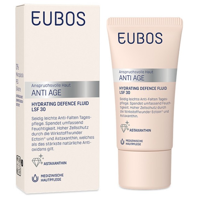 Eubos Anti Age Hydrating Defence Fluid SPF30 Κρέμα Ημέρας Εντατικής Φροντίδας για Σύσφιξη 50ml