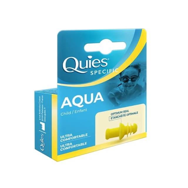 Quies Specific Aqua Child Παιδικές Ωτοασπίδες 1 ζευγάρι