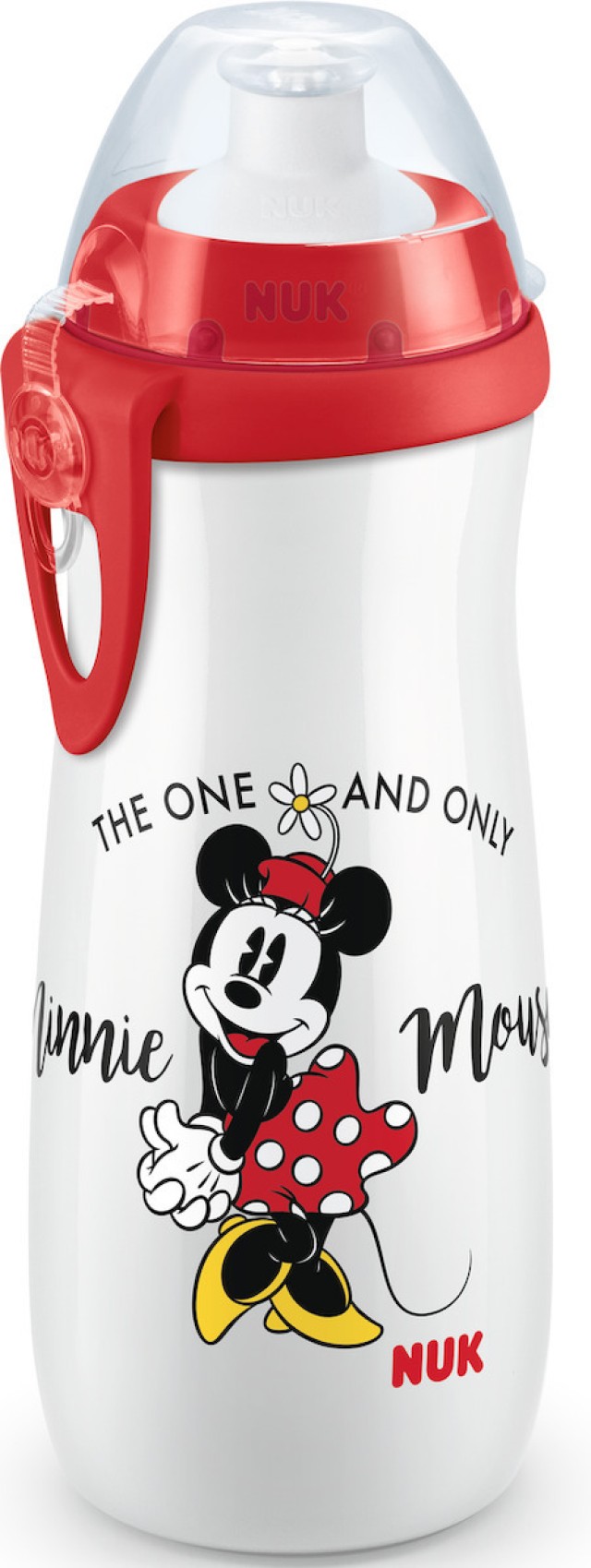 Nuk Παγουράκι Sports Cup Disney Minnie με καπάκι push-pull 450ml