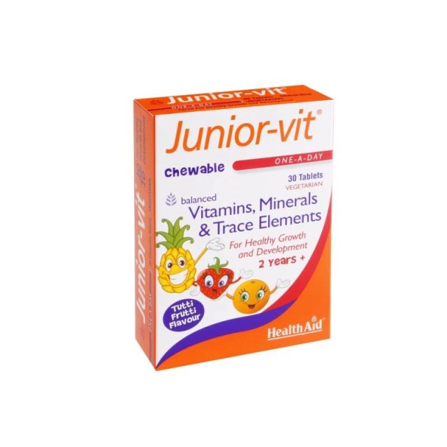 Health Aid Junior-Vit 30 μασώμενες ταμπλέτες