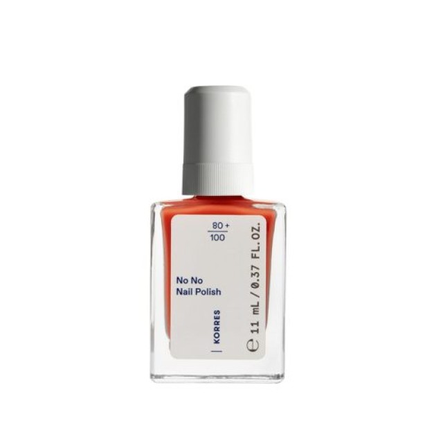 Korres No No Nail Polish Βερνίκι Νυχιών 43 Summer Peach 11ml