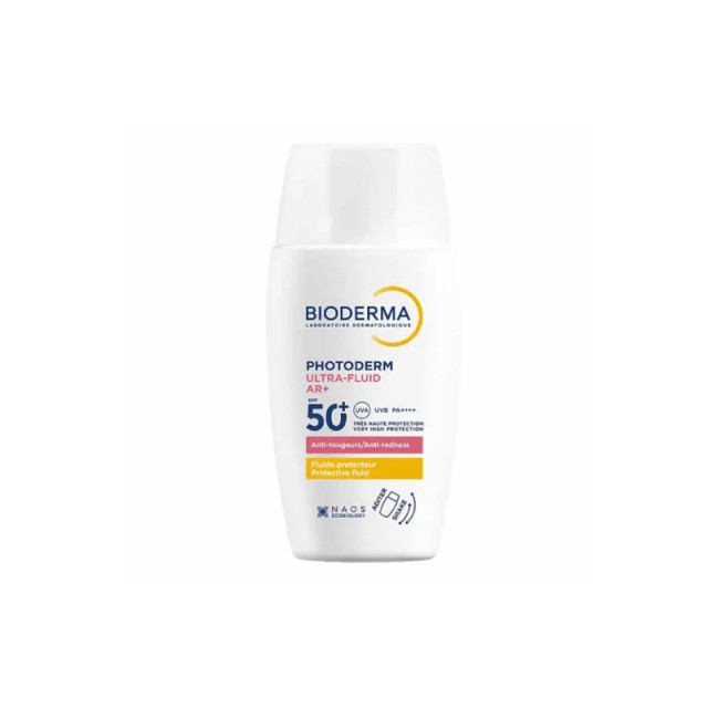 Bioderma Photoderm Ultra-Fluid AR+ SPF50+ Αντηλιακή Προσώπου κατά της Ερυθρότητας 40ml