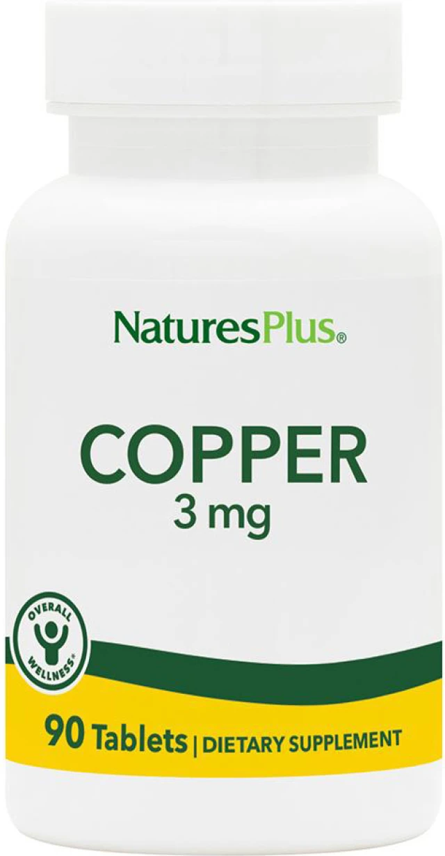 Natures Plus COPPER 3 MG TABLETS 90