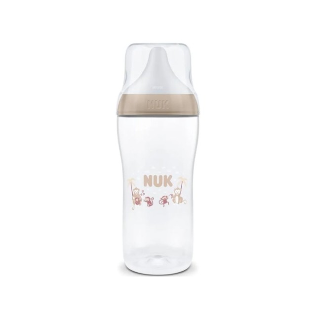 NUK Perfect Match Πλαστικό Μπιμπερό με Δείκτη Ελέγχου Θερμοκρασίας 6m+ 360ml 1τεμ (10217002)