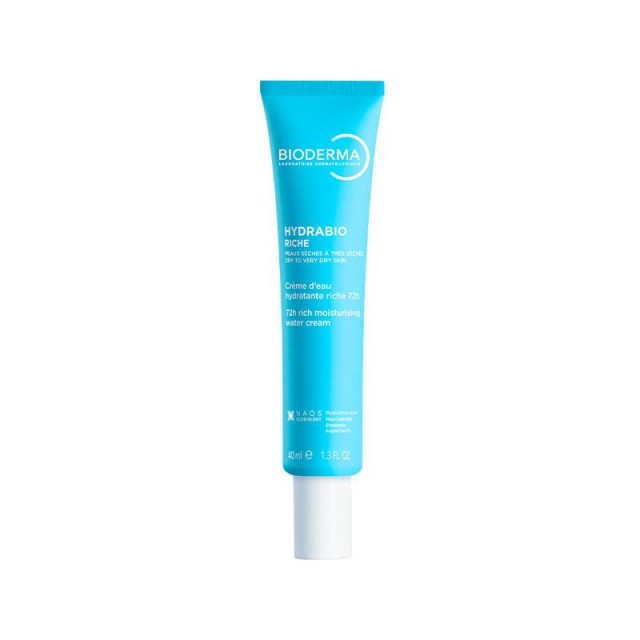 Bioderma Hydrabio Riche 72h Light Moisturising Water Cream Ενυδατική Κρέμα Πλούσιας Υφής 40ml