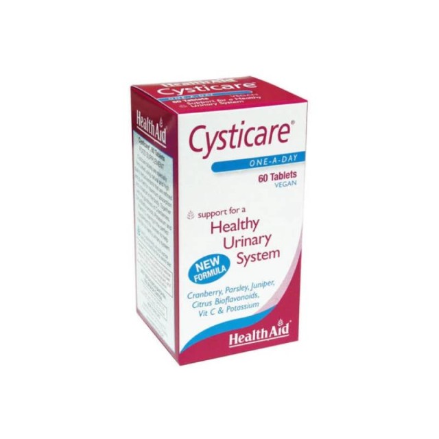 Health Aid Cysticare Συμπλήρωμα Διατροφής για Υγιές Ουροποιητικό Σύστημα 60 Ταμπλέτες