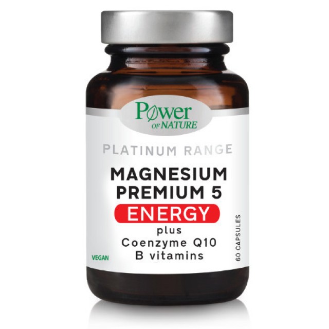 Power Of Nature Magnesium Premium 5 Energy 60 κάψουλες