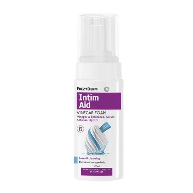 Frezyderm Intim Aid Vinegar Foam Ειδικός Αφρός Καθαρισμού με Χαμηλό pH PH 3.5 100ml