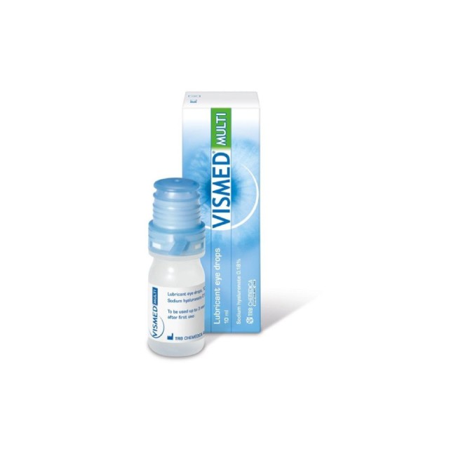 Vismed Multi Lubricant Eye Drops Οφθαλμικές Σταγόνες με Υαλουρονικό Νάτριο 0,18%, 10ml