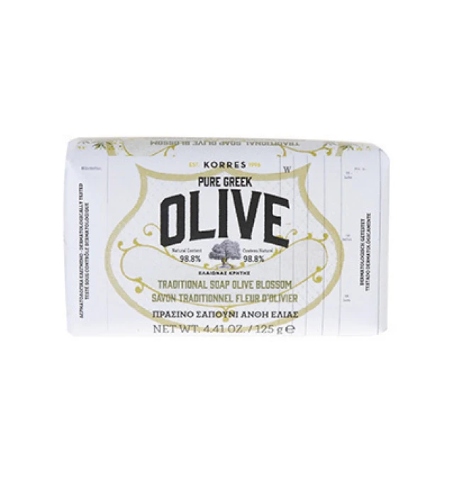 KORRES PURE GREEK OLIVE OIL TRADITIONAL SOAP OLIVE BLOSSOM 125ML