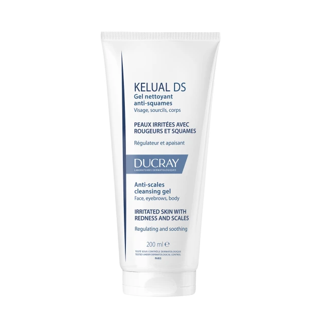 Ducray Kelual DS Foaming Gel Καθαρισμού για Ευαίσθητες Επιδερμίδες 200ml