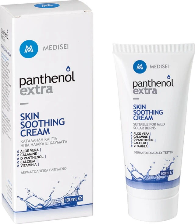 Panthenol Extra Skin Soothing Cream Κατάλληλη για Ανακούφιση από Ερυθρότητα, Κνησμό και Εγκαύματα 100ml​​​​​​​