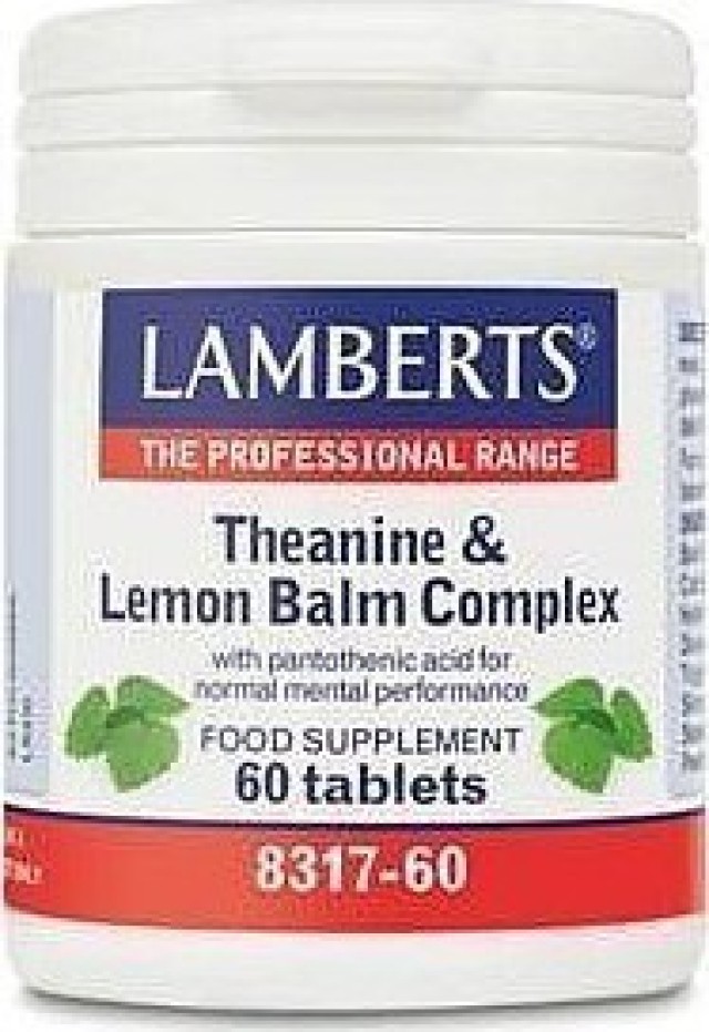 LAMBERTS THEANINE & LEMON BALM COMPLEX 60TABS
