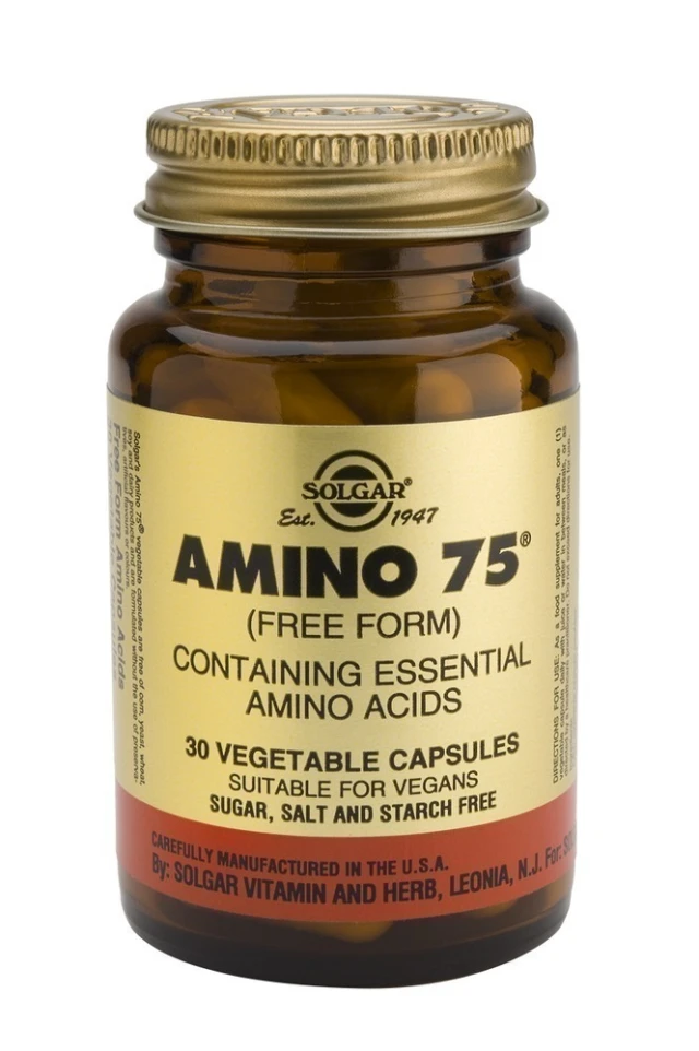 SOLGAR AMINO 75 veg.caps 30s