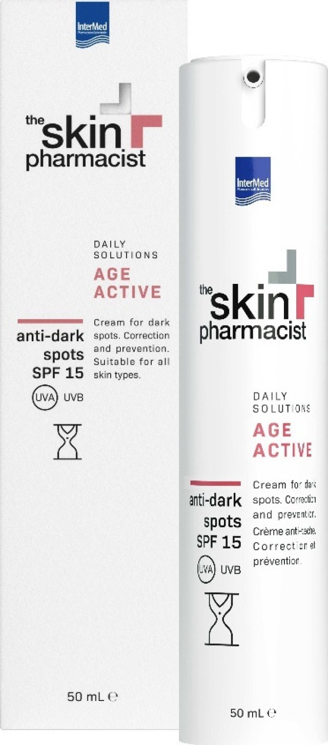 Intermed The Skin Pharmacist Αge Active Anti-Dark Spots SPF 15 50ml