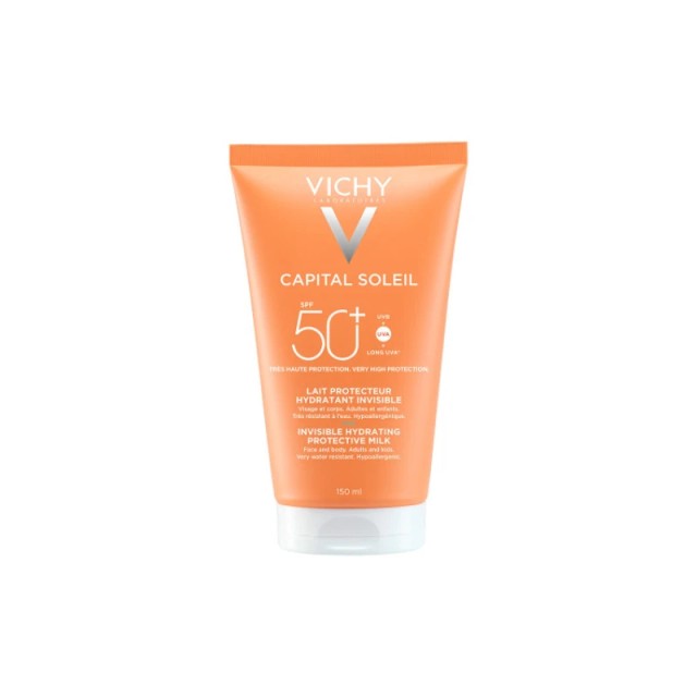 Vichy Capital Soleil Αόρατο Ενυδατικό Αντηλιακό Γαλάκτωμα SPF50+ 150ml